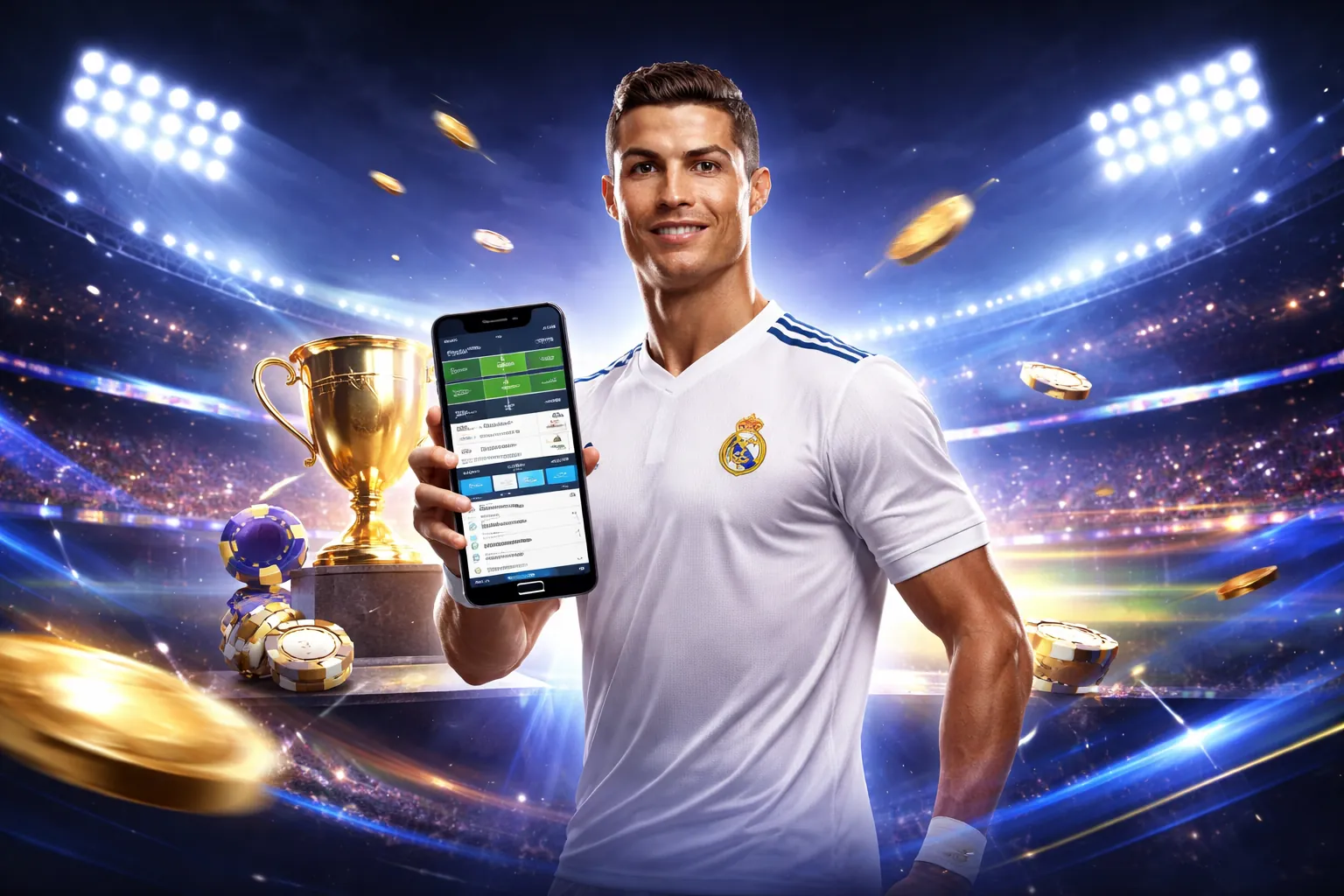 Hình ảnh nền 123goal chính thức với các trò chơi cá cược